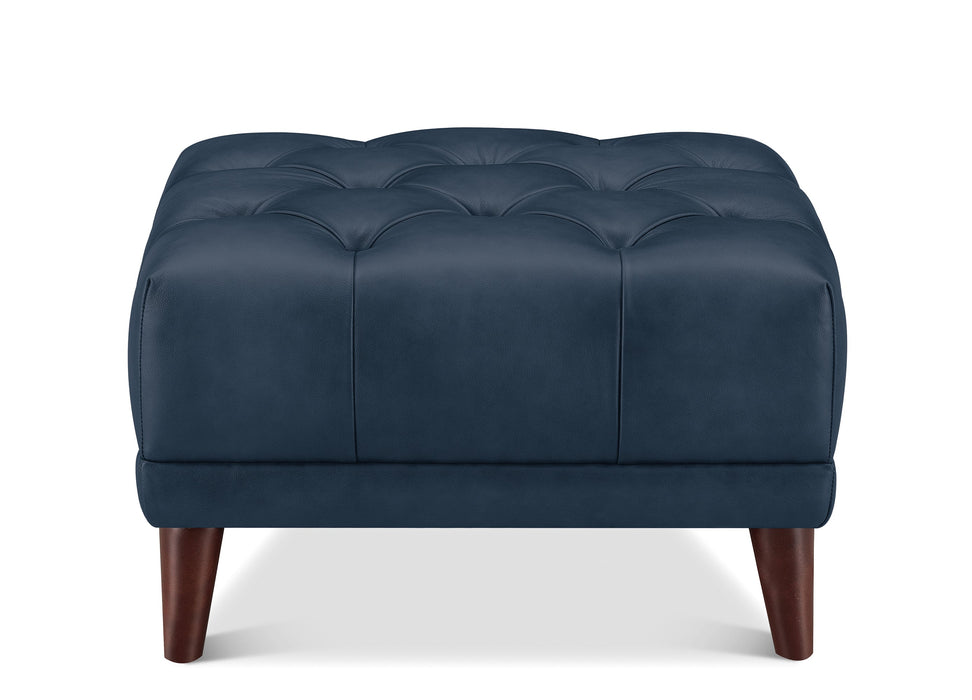 Targa Leather Ottoman