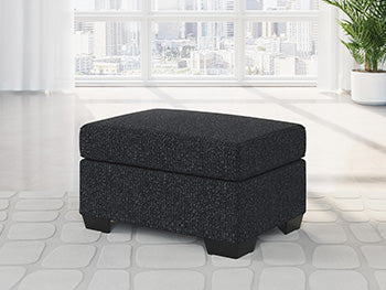 Jasmine Peaks Ottoman - Abundant Home Collections