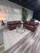 Ethan Allen Brown Leather Sectional – Classic Comfort & Style!
