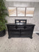 Renova Vintage Black 7-Drawer Dresser with Mirror