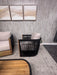 Outdoor Interiors Teak & Black Rope Patio Conversation Set!
