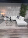 Natuzzi White Leather Sectional & Swivel Chair – Modern Italian Design!