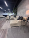 Cream Leather Sectional with Chaise – Excellent Condition!