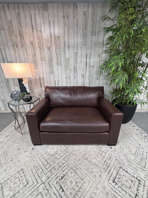 Crate & Barrel Axis Leather Chair and a Half – Excellent Condition!