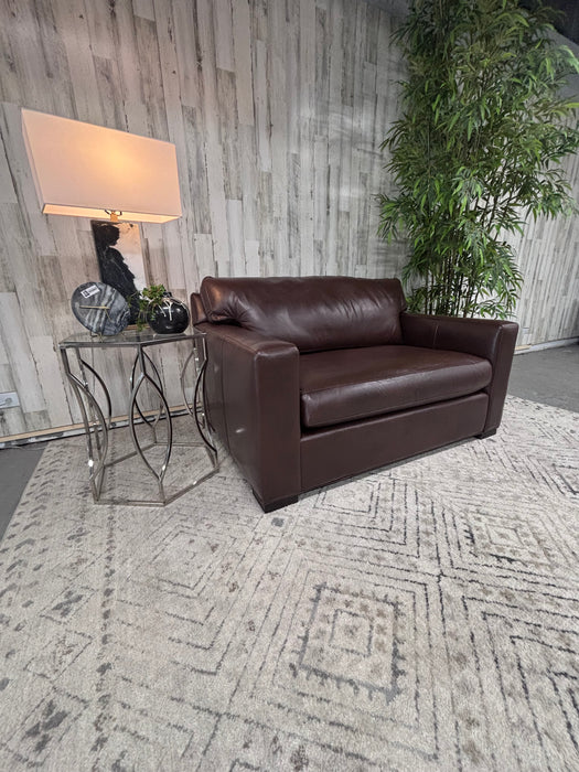 Crate & Barrel Axis Leather Chair and a Half – Excellent Condition!