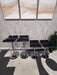 Modern Adjustable Black Faux Leather Bar Stools – Set of 4!