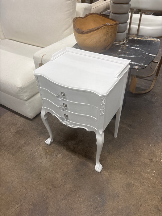 Vintage White French Provincial Nightstand
