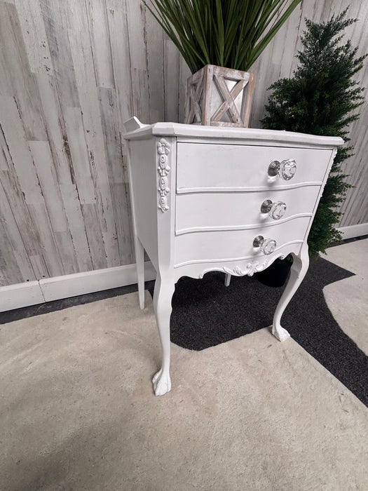 Vintage White French Provincial Nightstand