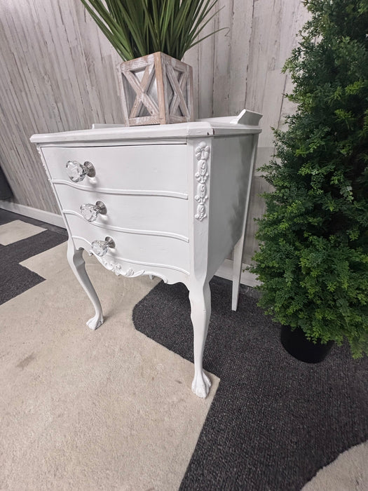 Vintage White French Provincial Nightstand