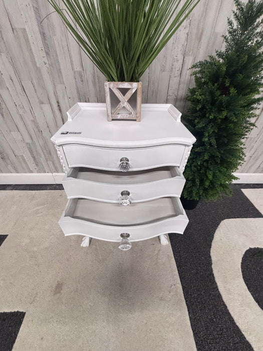 Vintage White French Provincial Nightstand