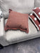 Blush Pink Fringe Throw Pillow