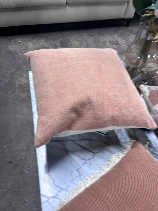 Blush Pink Chenille Pillow