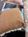 White Boho Macramé Accent Pillow