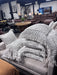 Blush Geometric Fringe Throw Pillow Set of 8