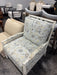 Light Blue Paisley Bassett Chair