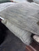 Gray Textured Striped Throw Pillows (Set of 2)