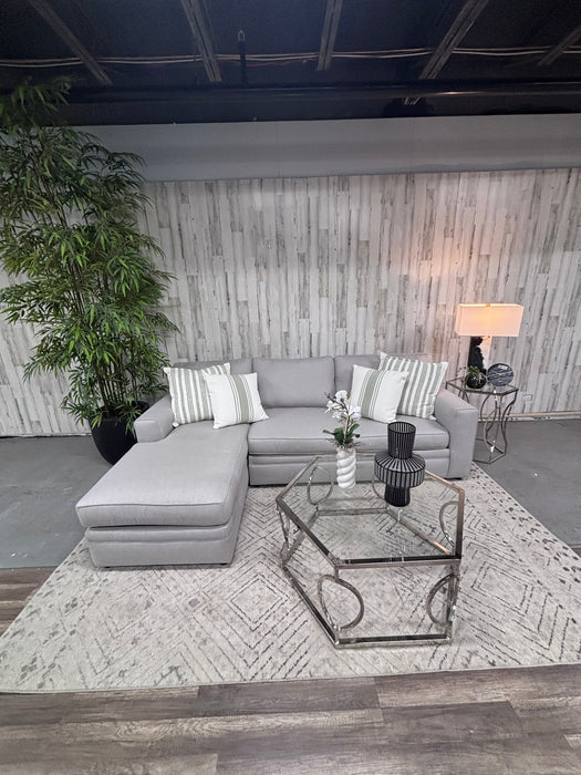 Pottery Barn Pearce Light Gray Chaise Sectional Sofa – Like New!