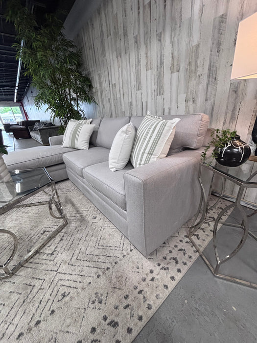 Pottery Barn Pearce Light Gray Chaise Sectional Sofa – Like New!