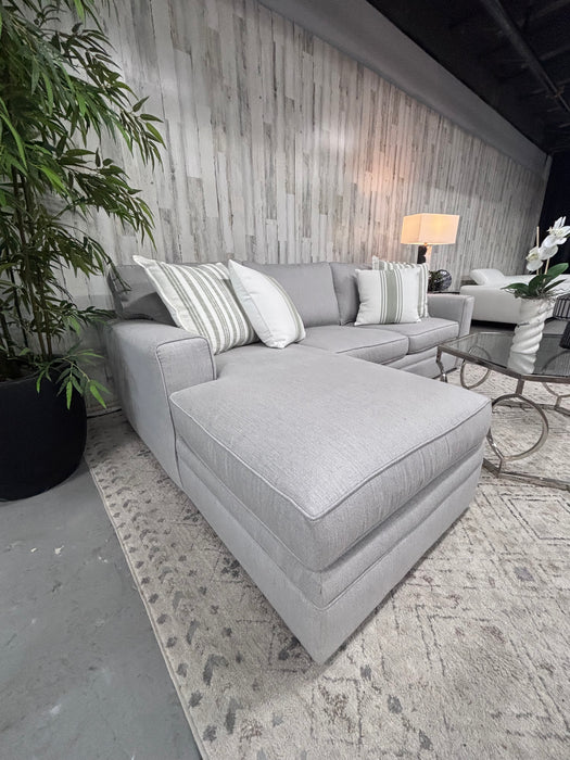 Pottery Barn Pearce Light Gray Chaise Sectional Sofa – Like New!