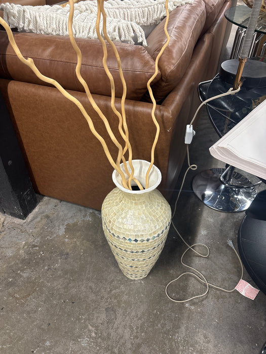 Vase with Wooden Sticks