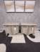 Michael Amini Luxury French Provincial Marble Top Nightstands – Set of 2!