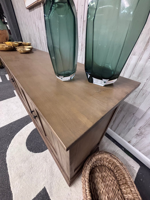 Nest Home Mimi Long 6 Door Cabinet – Rustic Reclaimed Pine Sideboard Credenza