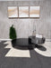 Orren Ellis Luxury Modern Rotating Coffee Table – Black Wood & Chrome Swivel Design
