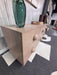 Luxury Modern Light Oak Sideboard – Contemporary Bubble Style Buffet & Storage Credenza