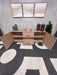Luxury Modern Light Oak Sideboard – Contemporary Bubble Style Buffet & Storage Credenza