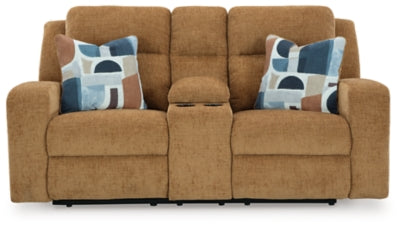 Kanlow Reclining Loveseat with Console - Abundant Home Collections