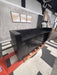 Oversized Black Wood Walk-Up Bar – 9ft Home Bar Cabinet with Wine Storage