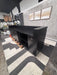 Oversized Black Wood Walk-Up Bar – 9ft Home Bar Cabinet with Wine Storage