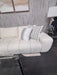 Stunning Latitude Tufted Cream Fabric Sofa Sectional – Like New!