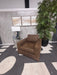 Beautiful Bassett Brown Upholstered Arm Chair – Comfortable & Timeless!