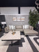 Beautiful American Leather Modern Taupe Leather Sectional with Chaise
