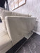 Beautiful American Leather Modern Taupe Leather Sectional with Chaise