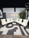 Arhaus Claybourne Upholstered Dining Arm Chairs Tufted Wingback Modern Seating