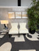 Arhaus Claybourne Upholstered Dining Arm Chairs Tufted Wingback Modern Seating