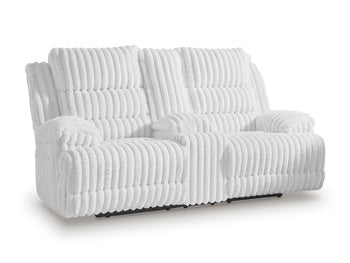 Rhines Falls Power Reclining Loveseat with Console - Abundant Home Collections