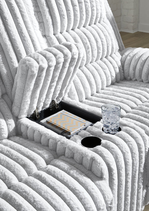 Rhines Falls Power Reclining Loveseat with Console - Abundant Home Collections