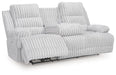 Rhines Falls Power Reclining Sofa with Drop Down Table - Abundant Home Collections