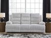 Rhines Falls Power Reclining Sofa with Drop Down Table - Abundant Home Collections