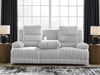 Rhines Falls Power Reclining Sofa with Drop Down Table - Abundant Home Collections