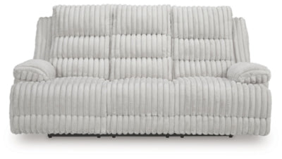 Rhines Falls Power Reclining Sofa with Drop Down Table - Abundant Home Collections