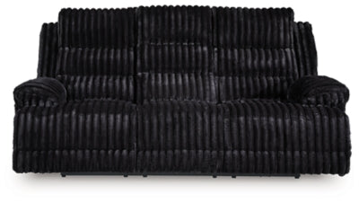 Rhine Falls Power Reclining Sofa with Drop Down Table - Abundant Home Collections