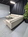 Hayward Leather Sectional (LAF Chaise in Vanilla) - Abundant Home Collections