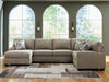 Newellen Sleeper Sectional with Chaise - Abundant Home Collections