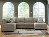 Newellen Sectional with Chaise - Abundant Home Collections