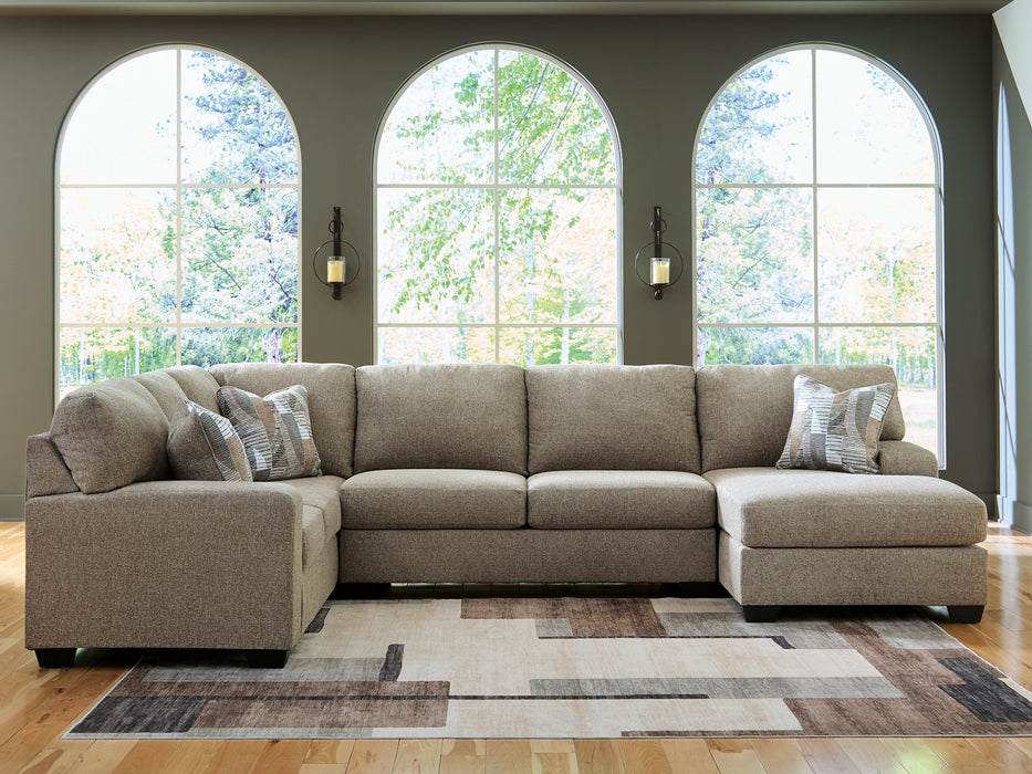 Newellen Sleeper Sectional with Chaise - Abundant Home Collections