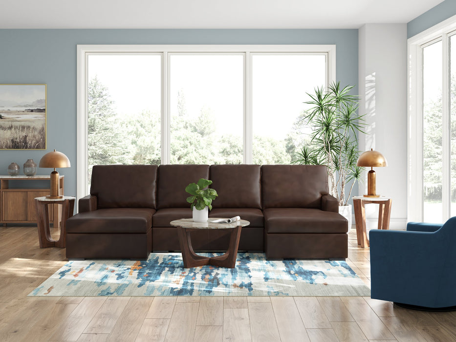 McDowlan Sectional with Double Chaise - Abundant Home Collections